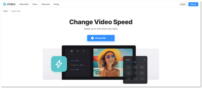 Clideo Easier iMovie Alternative to Control Video Speed