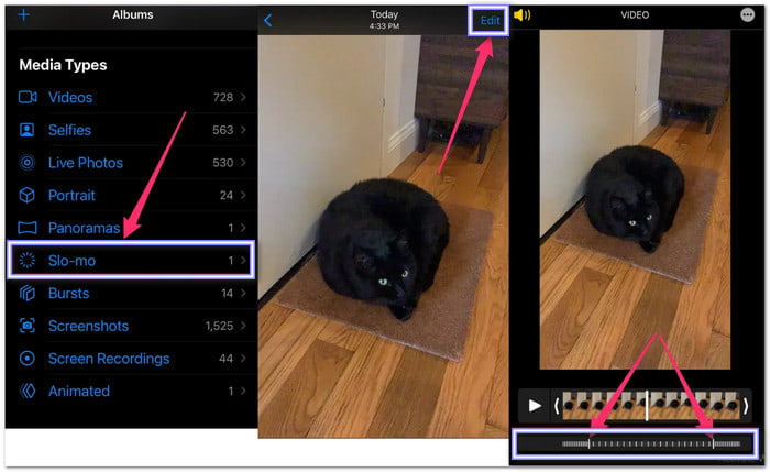 Speed Up a Video on iPhone via Photos