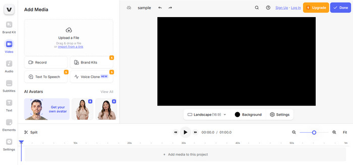 Veed IO UI