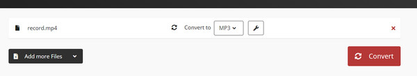 CloudConvert MP4 MP3