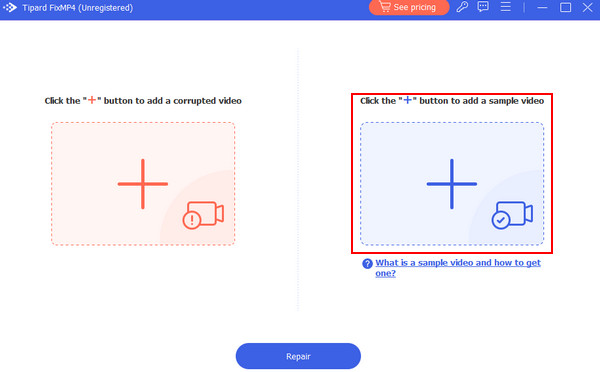 Importa video di esempio