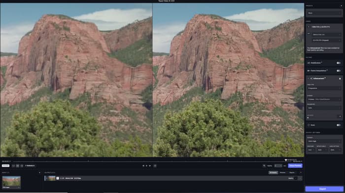 Topaz AI UI