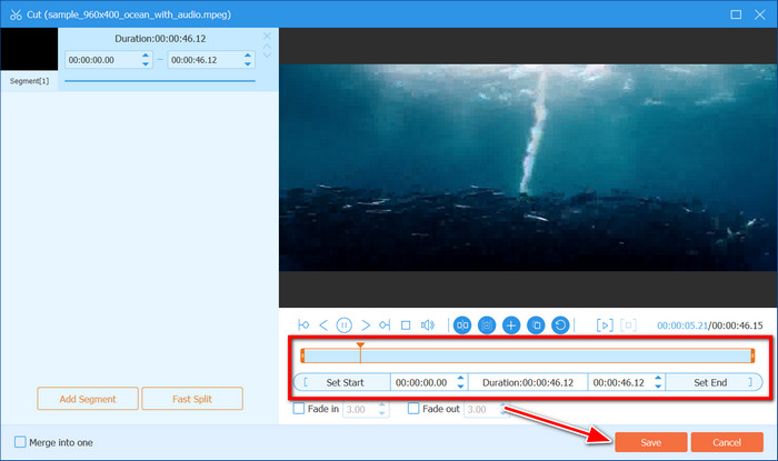 Set Duration Save