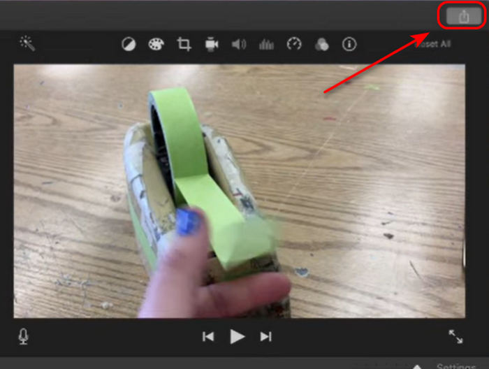 Export Trimmed Video iMovie Mac