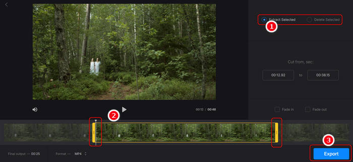 Trim Video Clideo