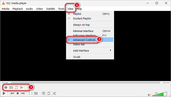 Turn on Advanced Features VLC
