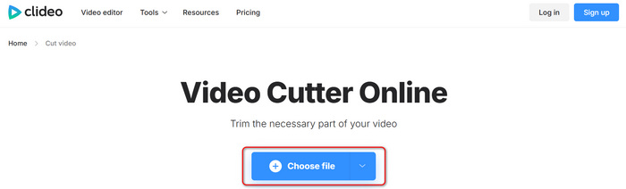 Upload Video to Clideo