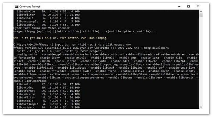 FFmpeg Lossless Remuxing Methods to Turn TS to MKV