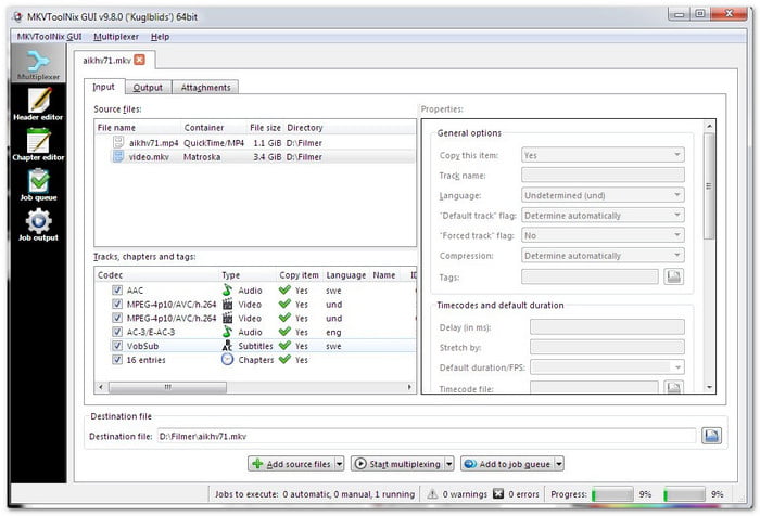 MKVToolNix Lossless Remuxing Methods to Turn TS to MKV