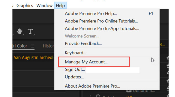 Manage My Account