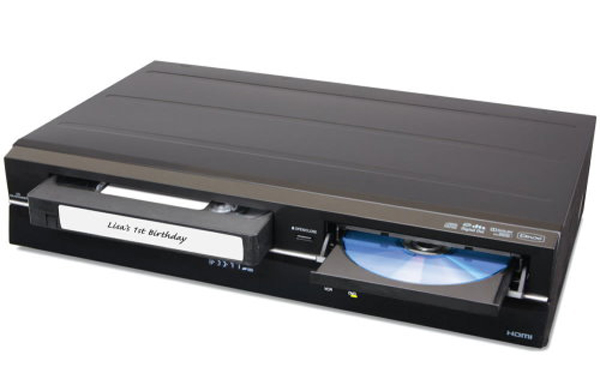 Zestaw VHS-DVD Player