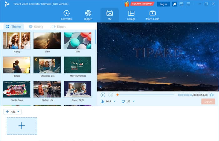 Tipard MV Creator