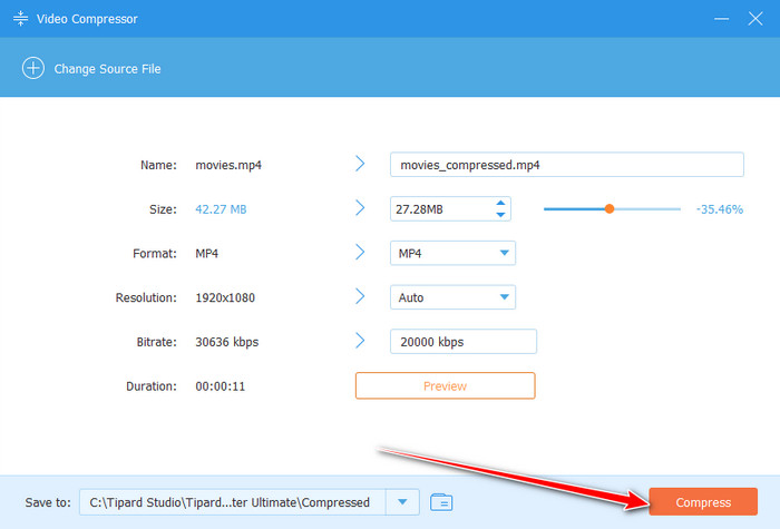 Start Compressing Video
