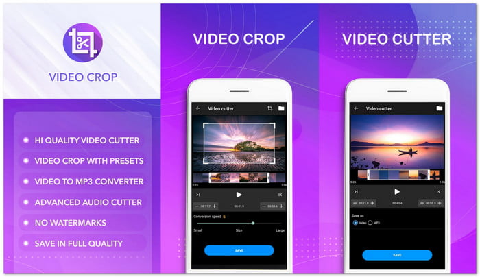 Video Crop Trim as Video Cropper