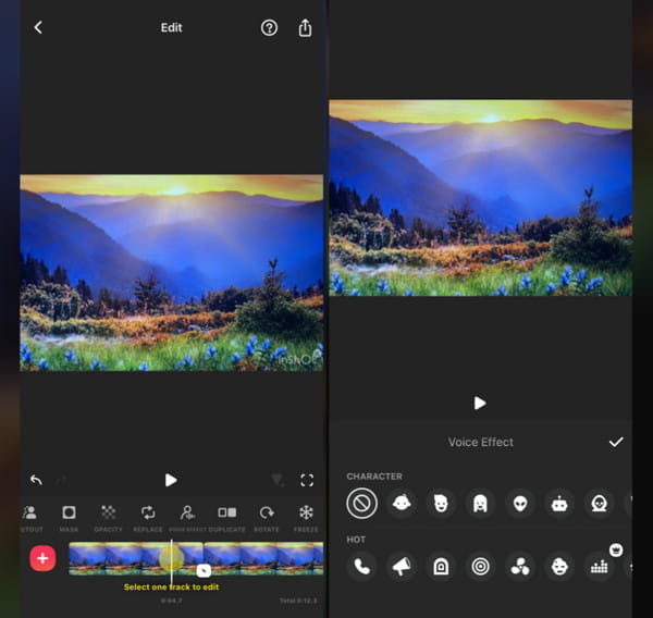 Aplicativo de edição de vídeo InShot