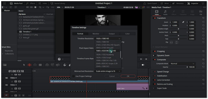 DaVinci Resolve Video Quality Enhancer