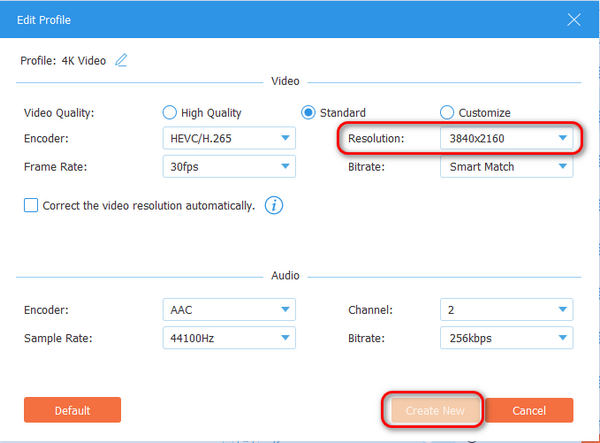 Adjust Video Resolution