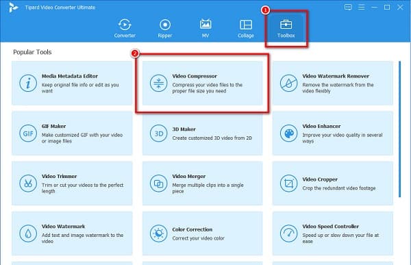 Boîte à outils Compresseur vidéo