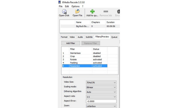 Aplicación XMedia Recode