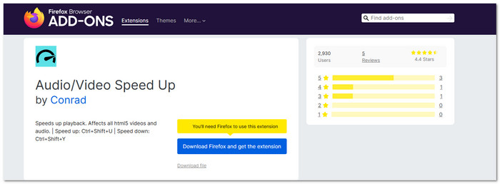 Audio/Video Speed Up