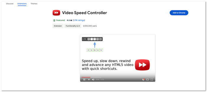 Video Speed Controller