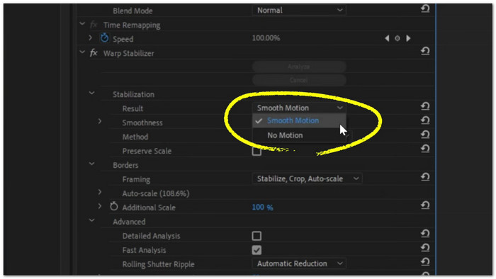 Adobe Premiere Pro Video Stabilizer
