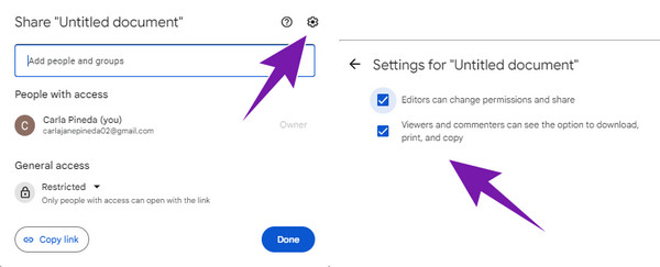 Autorisation d'octroi de Google Drive