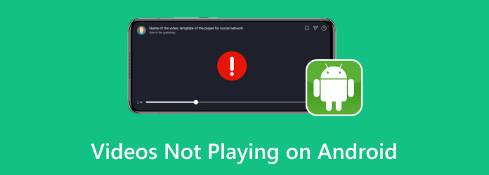 Videot, joita ei toisteta Android-korjauksessa