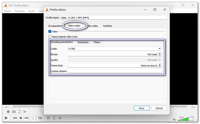 By Customizing Video Codec