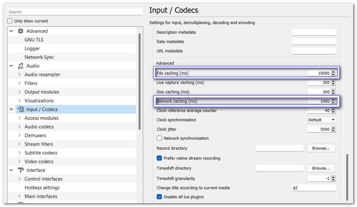 Adjust Caching Value