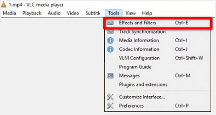 Tools Effects Filters