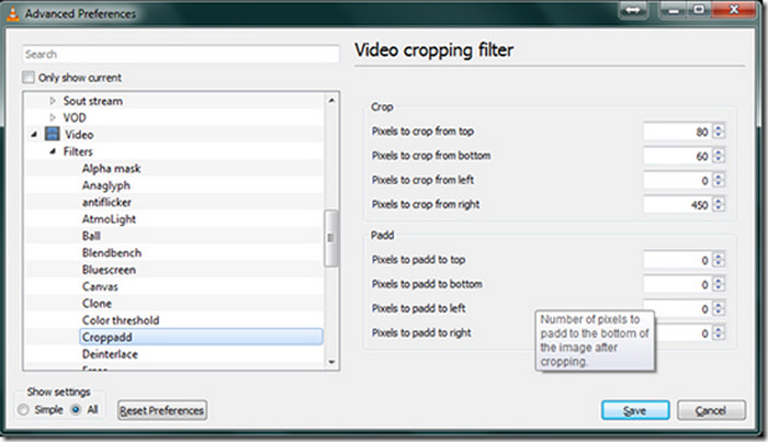 Via Vlc Preferences
