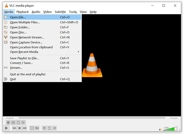 VLC MediaPlayerの使用方法