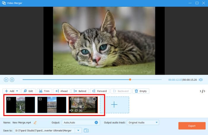 Merge Arrange Videos Tipard