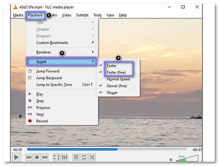 Adjust the Video Playback Speed