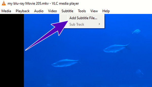 Přidání titulků VLC