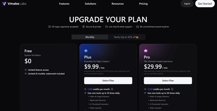 Price Vmake