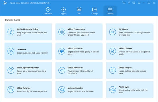 Casella degli strumenti definitiva di Tipard Video Converter