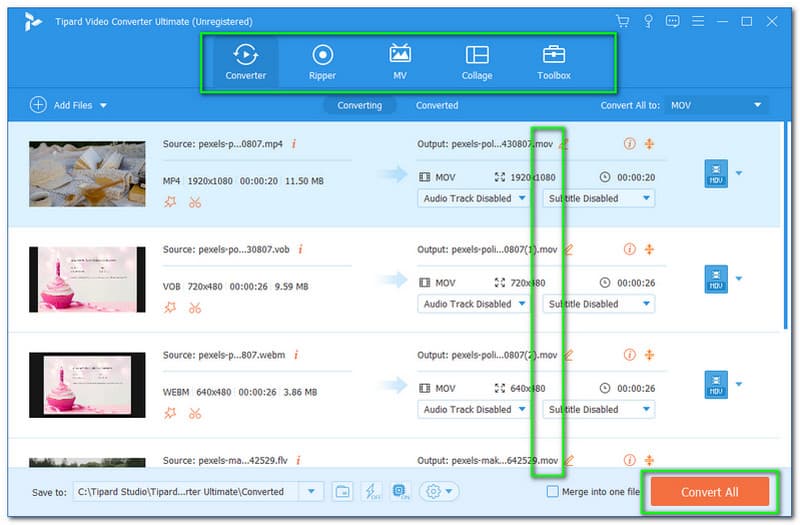 Tipard Video Converter Ultiem alternatief