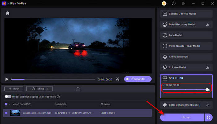 Export Button Hitpaw