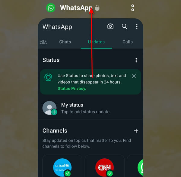Android Herstart WhatsApp