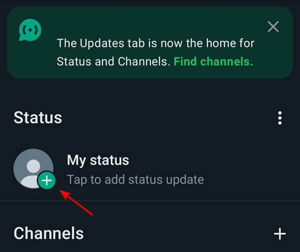 Status do WhatsApp para Android