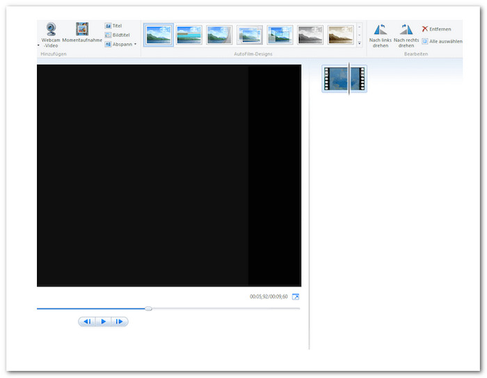 Black Screen Windows Movie Maker