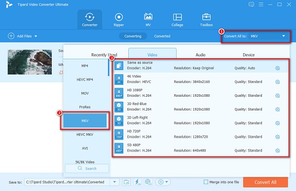 Click Convert All to