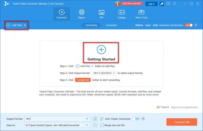 Homepage di Video Converter
