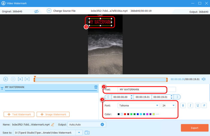 Add Watermark to Video Tipard