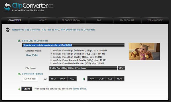 download youtube clip converter