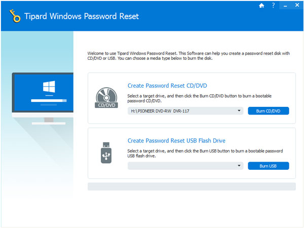 Image result for Tipard Windows Password Reset Platinum