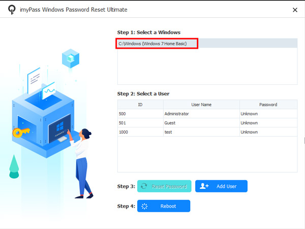 Wybierz system operacyjny Windows