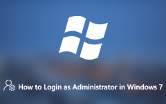 Logga in som administratör på Windows 7